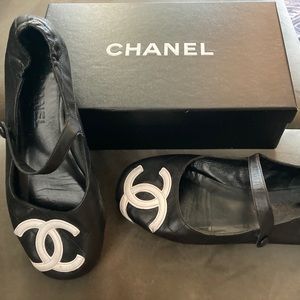 SOLD Chanel Ballerina flat shoes  sz 8 38